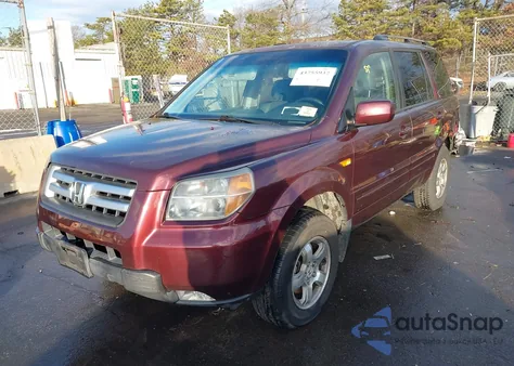 2007 Honda Pilot Ex-L from USA, damaged, VIN 5FNYF18727B030895